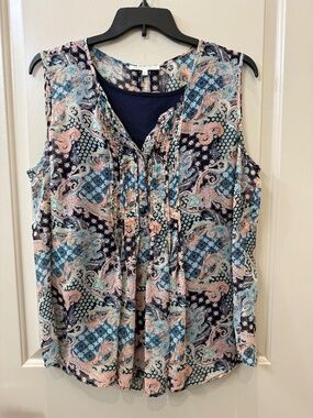 Daniel Rainn Sleeveless 2pc Summer shirt
